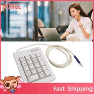 honglai8 Numeric Keypad  17 Key Silent Mechanical Black Axes Number Pad USB Plug and Play Wired for 