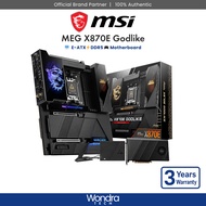 MSI MEG X870E GODLIKE | AM5 | E-ATX | DDR5 | Gaming Motherboard