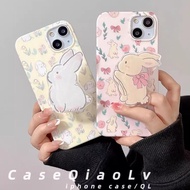 ⭐少女夢幻可愛動物碎花圖案+
兔仔氣墊支架
（手機/電話/保護殼/保護套）

✌🏻兔仔✌🏻鬱金香✌🏻玫瑰

☑️適用Apple牌子手機,型號請查詢

❗連最新iphone 14都有❗

單殼（黃色/粉