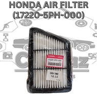 HONDA AIR FILTER (17220-5PH-000) HONDA CRV TLA 2.0