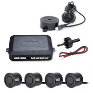 4 Sensors Buzzer 22mm Car Parking Sensor Kit Reverse Backup Radar Sound Alert Indicator Probe System