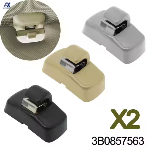 2pcs For SKODA Fabia 6Y Octavia A4 A5 1U 1Z Superb B5 3U 3B0857561B 3B0857563 Car Front Sun Visor su