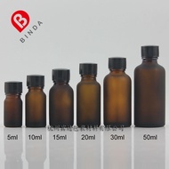 Y 5/10/15/20/30/50ml Brown Sand Glass Bottle, Brush Bottle, Split Nail Polish