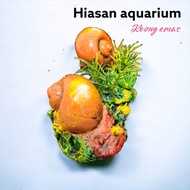 Golden Snail Aquarium Decoration