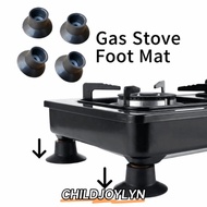 CHILDJOYLYN 4Pcs Gas Stove Foot Mat, Suction Cup Universal Trampoline Leg Caps,  Replacement Silent 