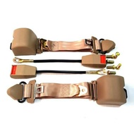 Automatic Safety Belt Universal 3-Point Car Safety Belt/ in Cream