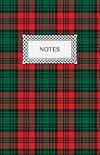 Notes: Lined Journal Notebook | Clan Kerr Tartan | Scottish Plaid Pattern | 5.5” x 8.5” (13.97 x 21.