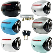 MOTORCYCLE UNIVERSAL TOP BOX ALIEN ALUMINIUM Box Siput Waterproof 35L Double-layer Waterproof