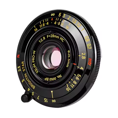 Brightin Star 28mm F2.8 Full Frame Manual Focus Lens for Leica M Mount, Camera Lens Compatible with 
