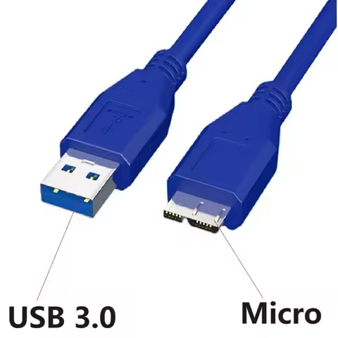 Micro B USB 3.0 Cable External Hard Drive Disk Cable 5Gbps USB3.0 HDD Cable For Samsung Toshiba WD S