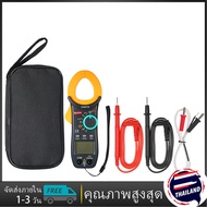 Geevorks 3266TD 4000 Count Digital Clamp Meter มัลติมิเตอร์ช่วงอัตโนมัติพร้อมการทดสอบ NCV แรงดันไฟฟ้า AC / DC กระแสไฟต้านทานประจุความถี่ความต่อเนื่องของไดโอดการวัดอุณหภูมิแบบพกพาจอ LCD แบบพกพา