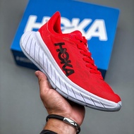 บริการที่ดี HOKA ONE ONE CARBON X2 Unisex รองเท้าวิ่งกันกระแทกมืออาชีพ ผู้ชายและผู้หญิงน้ําหนักเบาระ