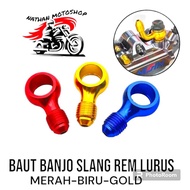 Front BRAKE HOSE BANJO BOLT CNC CALIPER BOLT Universal 90 DEGREE CALIPER BANJO BOLT COLOR