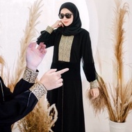 Dress Abaya Saudi Bordir Hitam Gamis Maxi Dubai Arab 78 Arab Turkey