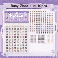 10-105pcs Chinese Singers G.E.M. Shan Yichun Photo Stickers Drama Actors Zhang Ruonan Vivian Tian Xi