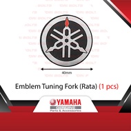 1S8-F175C-00 5XK-F175C-00 Yamaha Original Y125ZR 135LC V1 Lagenda FI Legshield Emblem Logo Kepuk 40m