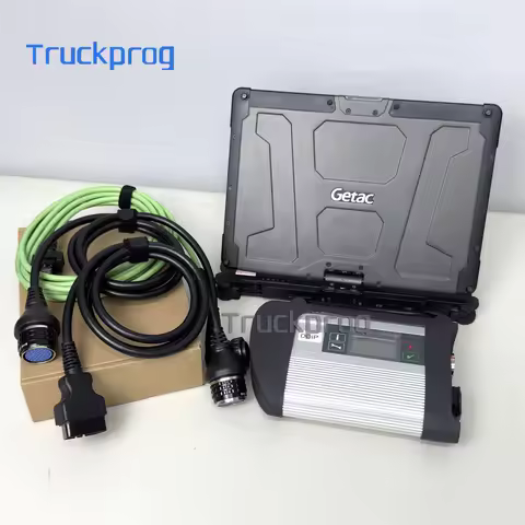 Getac V110 Laptop DOIP MB Star c4 WiFi Multiplexer Optional SSD SD Connect C4 OBD2 Scanner Diagnosti