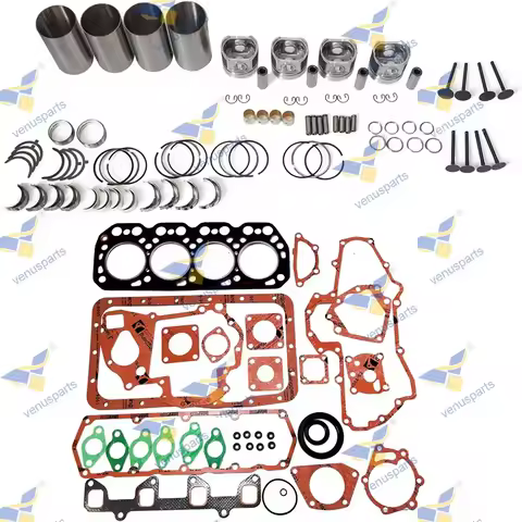 K4M Overhaul Rebuild Kit For Mitsubishi Piston Rings Cylinder Liner Full Gasket Set Engine Parts 84*