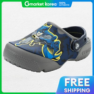 Crocs(ครอคส์) | รองเทาแตะเดก /T4- 204452-019 / รองเทา Crocs Fun Lab ลายแบทแมนสำหรบเดก
