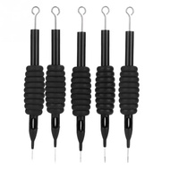 5pcs/pack Professional Sterile Tattoo Grip Needle Silicone Grip Makeup Beauty Tools Tattoo Tubes Tip