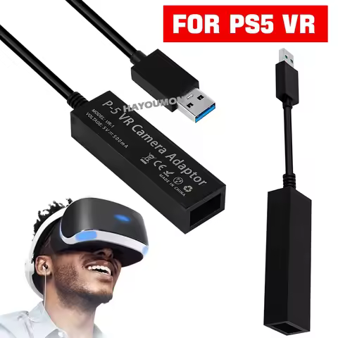 NEW For PS5 VR Cable Adapter For PS5 Console USB 3.0 Mini Camera Connector For PS VR To P5 Cable Ada