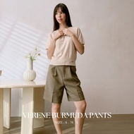 Taupe.brand - Verene Burmuda Pants กางเกงขาสั้น+เข็มขัด ทรง Classic ทรงสวย มีกระเป๋าข้างใช้ได้จริง