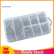 SPM 75Pcs 8 Sizes Fishing Rod Guide Line Kit Straight Single Foot Rings Repair Eyes