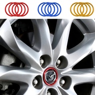 Mazda 6 Atenza CX-4 CX-5 Mazda 3 Axela Wheel Hub Cover Sticker Car Refitting Accessories 4pcs/lot