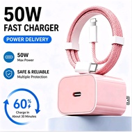 PD50W/30W Fast Charger USB C TO USB C Cable PD Type C Charger adapter For phone15 16 17 Air