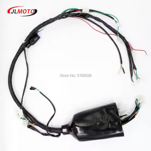 ATV Wire Loom Fit For China Racing Quad Bike ATV Jinling 250cc parts EEC JLA-21B,JLA-923 Scooter Par