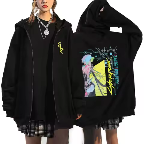 Long Sleeve Hoodies Anime Cyberpunk Edgerunners Printed Soft Warm Hoodie Everyday Clothes Underwear 