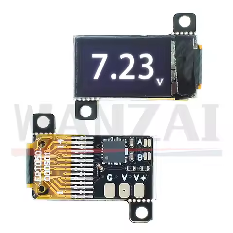 Smallest Ever 0.5 Inch OLED Digital Voltmeter 0-30V Ultra Thin High Precision 2/3 Wire
