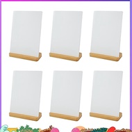 6 Pack Sublimation Photo Frames Blanks 5 X 7 Inch Heat Transfer Metal Picture Frames with Wood Base 