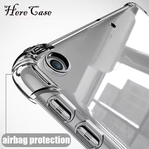Tablet Case for Apple iPad Pro 9.7 Air 2 3 4 5 Silicone Soft Tpu Airbag Cover Transparent Protection