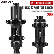 ARC MT049 BOOST Bicycle Hub 28 Holes MTB BIKE HUB Disc Central Lock 110x15 148x12MM HG K7 8 9 10 11 