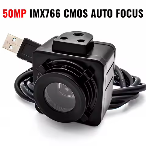 50MP Autofocus USB Living Stream Camera 4K IMX766 CMOS OTG UVC Plug And Play PC Video Industrial Hou