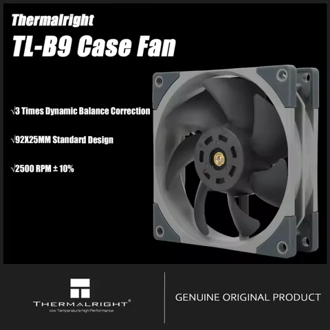 Thermalright 92mm Case Fan TL-B9/B9W Gary&White 92mm Premium Fan 4-Pin PWM 2500 RPM S-FDB V2 Bearing