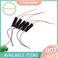 5pcs 15.2cm Wire Pipe Plastic 1 x 1.5V AAA Battery Storage Case Holder Black