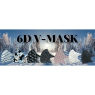 4 ply 6D Disposable Face Mask (50pcs per box) Permium Limited Edition