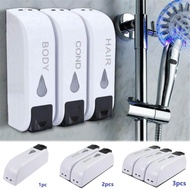 Single/Double/Triple 350Ml Soap Dispenserฝักบัวอาบน้ำแบบติดผนังที่กดแชมพูที่ใส่สบู่เหลวอุปกรณ์ห้องน้ำ