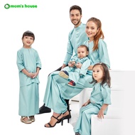 Baju Raya By Laboo Set Family Sedondon 15 Warna - Mint Green/Hijau Sejuk