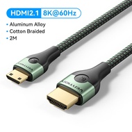 Vention Mini HDMI 2.1 8K 60Hz Mini to HDMI Cable 48Gbps for HDTV PC Portable Monitors Tablets Camera