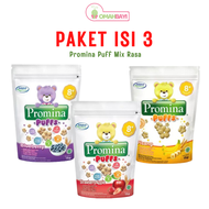 OMAHBAYI - Promina Puffs Snack Bayi 8+ PAKET HEMAT Isi 3