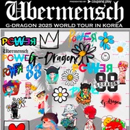 🇲🇾 GDragon 权志龙 GD Ubermensch World Tour Malaysia Concert tattoo sticker 纹身贴 / BUY 3 FREE 1