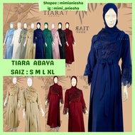 Baju Raya Tiara Abaya Arcona Abaya Muslimah Putih Abaya Chiffon Elegant Raya Jubah Dress Plain Cardigan Muslimah Tunang