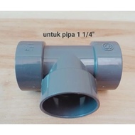 Tee 1 1/4" inch letter T for pipe 1 1/4"
