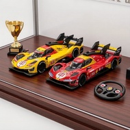 Bburago 1:64 Ferrari 499P , – 、 Bburago 1:64 Ferrari 499P Kereta Diecast Aloi dengan Bekas Paparan A