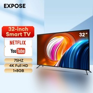 Expose ทีวี 50 นิ้ว สมาร์ททีวี 4K WiFi HDR+ Android 12.0 ทีวี 43 นิ้ว ทีวี 50 นิ้ว Smart TV โทรทัศน์ HDMI/VGA/DP รับประกัน 3 ปี 32 Smart TV HDR One