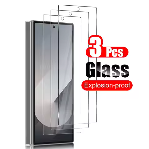 3Pcs Tempered Glass for Samsung Galaxy Z Fold 7 6 5 4 3 5G Fold6 Screen Protector Glass Shield Tough