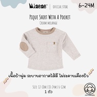 Minene Pique Shirt With A Pocket | เสื้อเชิ้ตเด็กเล็กมีกระเป๋า (6-24m)